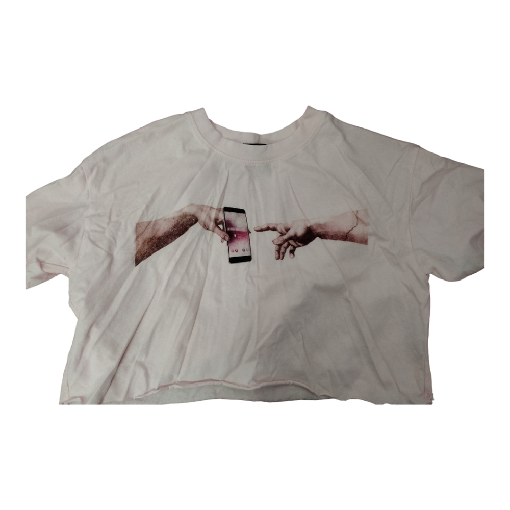 Forever 21 pink crop top. Size small.